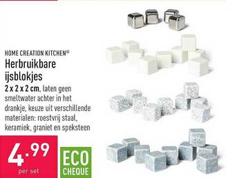 ALDI Herbruikbare Ijsblokjes aanbieding