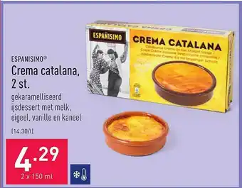 ALDI Espanisimo crema catalana 2 st. aanbieding