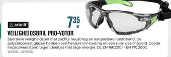 Artelli veiligheidsbril pro-votor