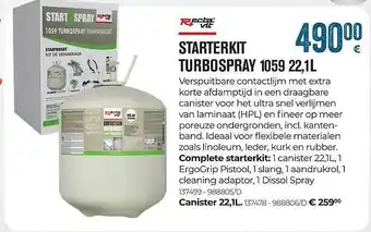 Meno Pro Rectavit starterkit turbospray 1059 22,1l aanbieding