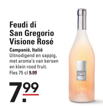 Sligro Feudi di San Gregorio Visione Rosé aanbieding