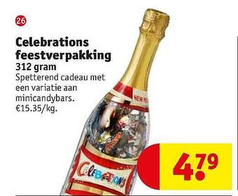 Kruidvat Celebrations feestverpakking 312 gram aanbieding