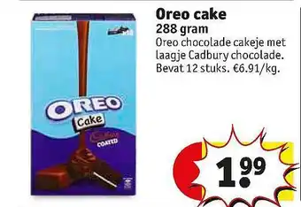 Kruidvat Oreo cake 288 gram aanbieding