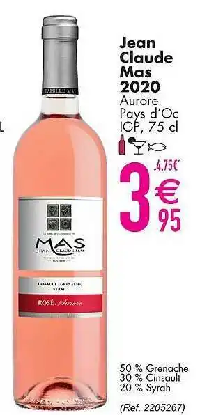Cora Jean claude mas 2020 75 cl aanbieding