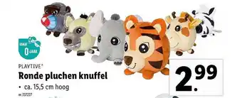 Playtive ronde pluchen knuffel