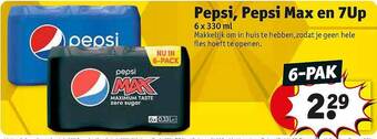 Pepsi, pepsi max en 7up