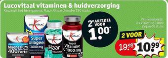 Kruidvat Lucovitaal vitaminen & huidverzorging aanbieding