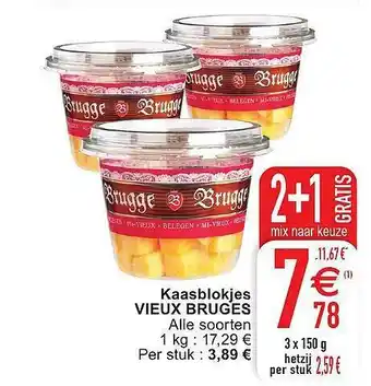 Cora Kaasblokjes vieux bruges aanbieding
