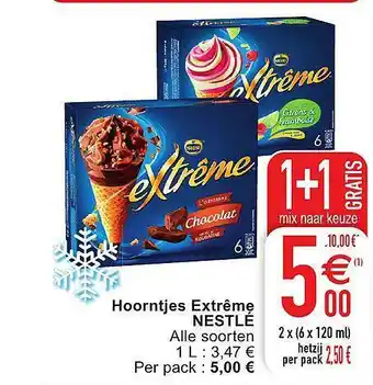 Cora Hoorntjes extreme nestle aanbieding