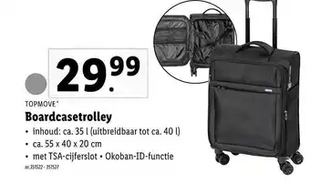 Lidl Topmove boardcasetrolley aanbieding