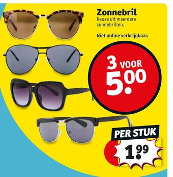 Kruidvat Zonnebril aanbieding