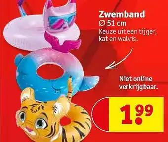Kruidvat Zwemband 51 Cm aanbieding