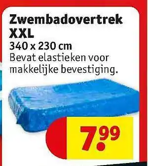 Kruidvat Zwembadovertrek Xxl 340x230 Cm aanbieding