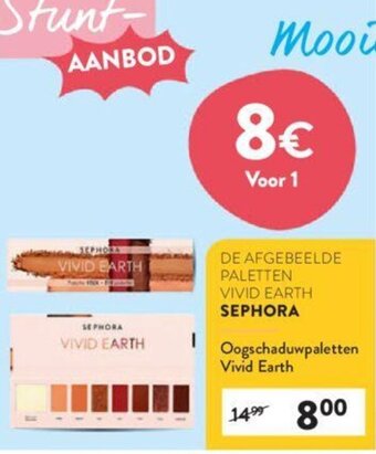 Sephora Oogschaduwpaletten Vivid Earth