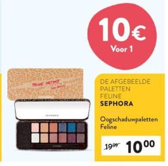 Di Sephora Oogschaduwpaletten Feline aanbieding