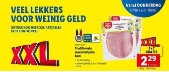 Lidl Traditionele Meersterlycke Ham aanbieding