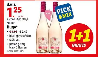 Lidl Allini Hugo aanbieding
