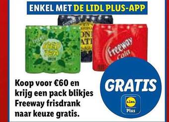 Lidl Freeway Frisdrank aanbieding
