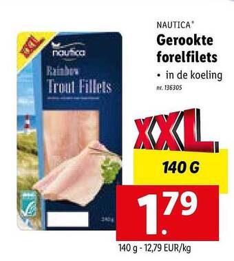 Lidl Gerookte Forelfilets aanbieding