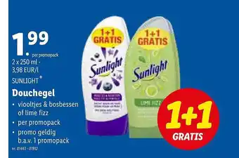 Lidl Sunlight Douchegel aanbieding