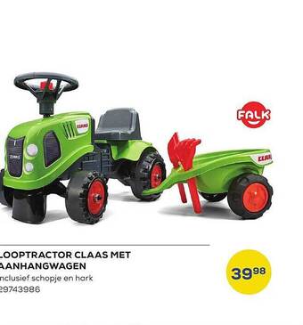 Supra Bazar Looptractor Claas Met Aanhangwagen aanbieding