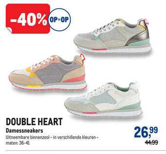 Double Heart Damessneakers