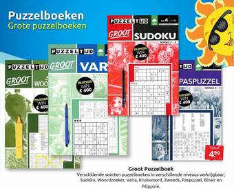 Boekenvoordeel Groot Puzzelboek aanbieding
