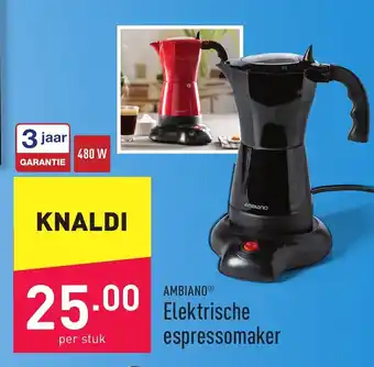 ALDI Ambiano elektrische espressomaker aanbieding