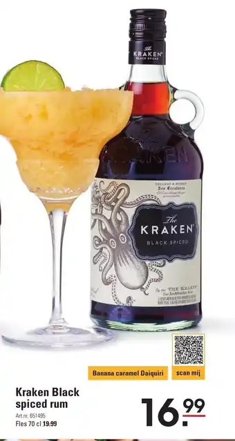 Sligro Kraken Black spiced rum aanbieding