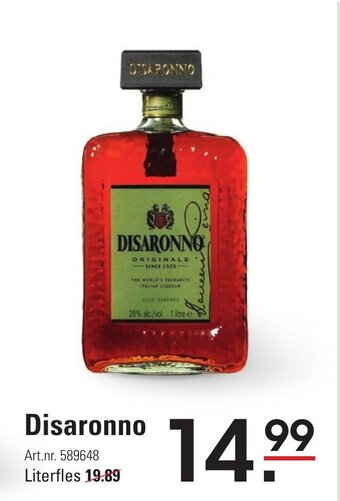 Sligro Disaronno aanbieding