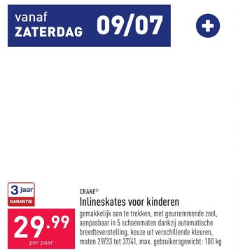 ALDI Crane inlineskates voor kinderen aanbieding