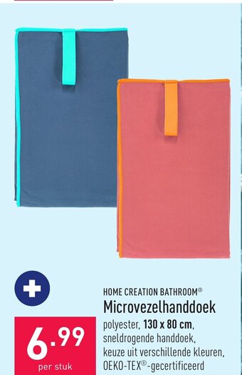ALDI Home creation bathroom microvezelhanddoek aanbieding