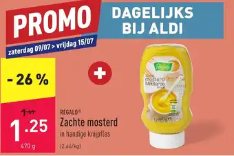 ALDI Regalo zachte mosterd 470g aanbieding