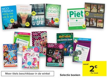 Carrefour Selectie boeken aanbieding