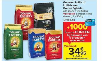 Gemalen Koffie Of Koffiebonen Douwe Egberts
