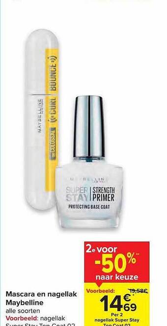 Mascara En Nagellak Maybelline