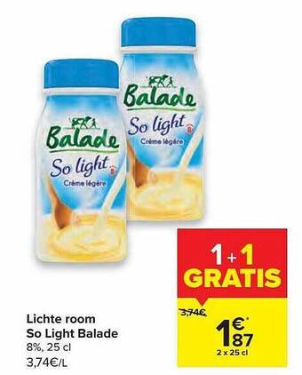 Carrefour Lichte Room So Light Balade aanbieding