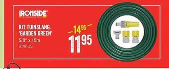 HandyHome Ironside Kit Tuinslang 'garden Green' aanbieding