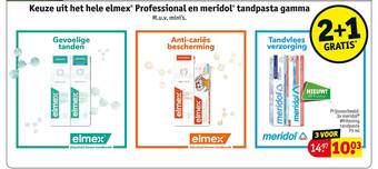 Kruidvat Keuze Uit Het Hele Elmex Professional En Meridol Tandpasta Gamma aanbieding