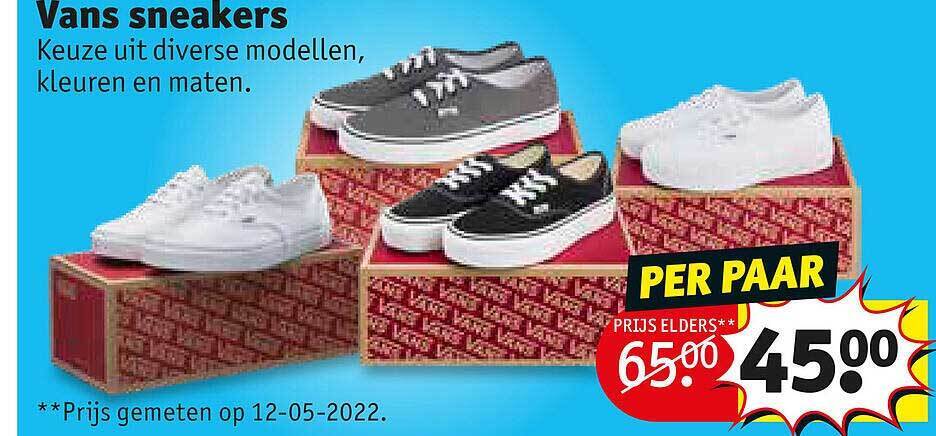 Kruidvat Vans Sneakers aanbieding