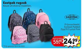 Kruidvat Eastpak Rugzak aanbieding