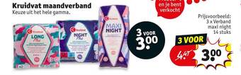 Kruidvat Kruidvat Maandverband aanbieding