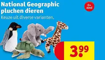 Kruidvat National Geographic Pluchen Dieren aanbieding