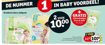 Kruidvat Kruidvat Luiers Midpack aanbieding