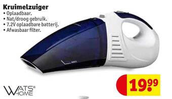 Kruidvat Wats Home Kruimelzuiger aanbieding