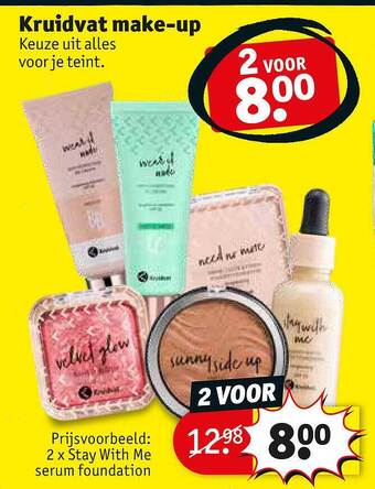 Kruidvat Kruidvat Make-up aanbieding