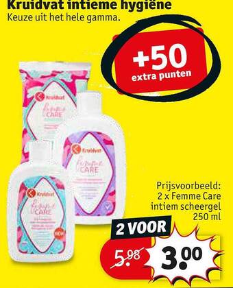 Kruidvat Kruidvat Intieme Hygiëne aanbieding