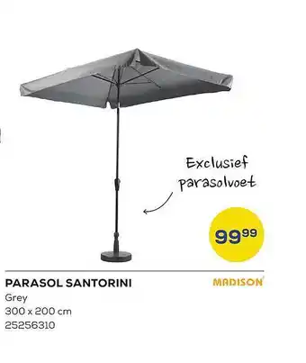 Supra Bazar Parasol Santorini aanbieding