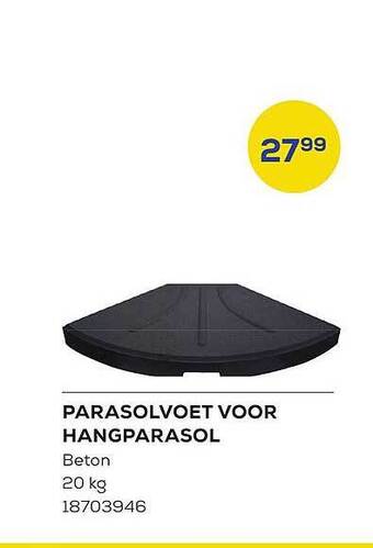 Supra Bazar Parasolvoet Voor Hangparasol aanbieding