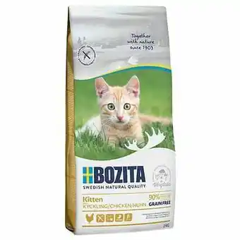 Zooplus 2x10kg Grainfree Kitten Bozita Kattenvoer aanbieding